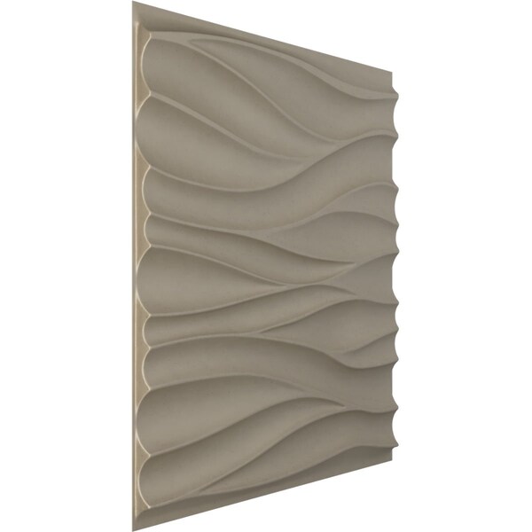 19 5/8in. W X 19 5/8in. H Ripple EnduraWall Decorative 3D Wall Panel Covers 2.67 Sq. Ft.